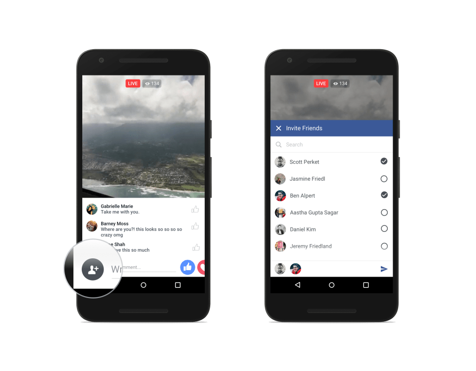 Live Invite Friends Android