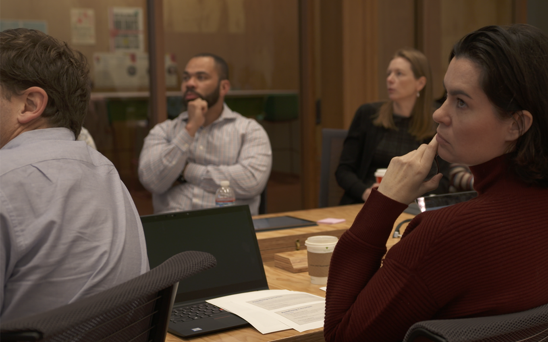 Members of Facebook's content policy team.