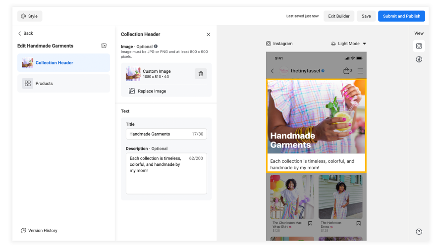 Screenshot of Commerce Manager