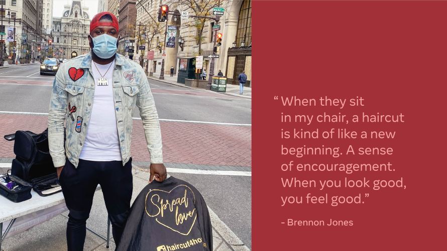 Photo of barber Brennon Jones