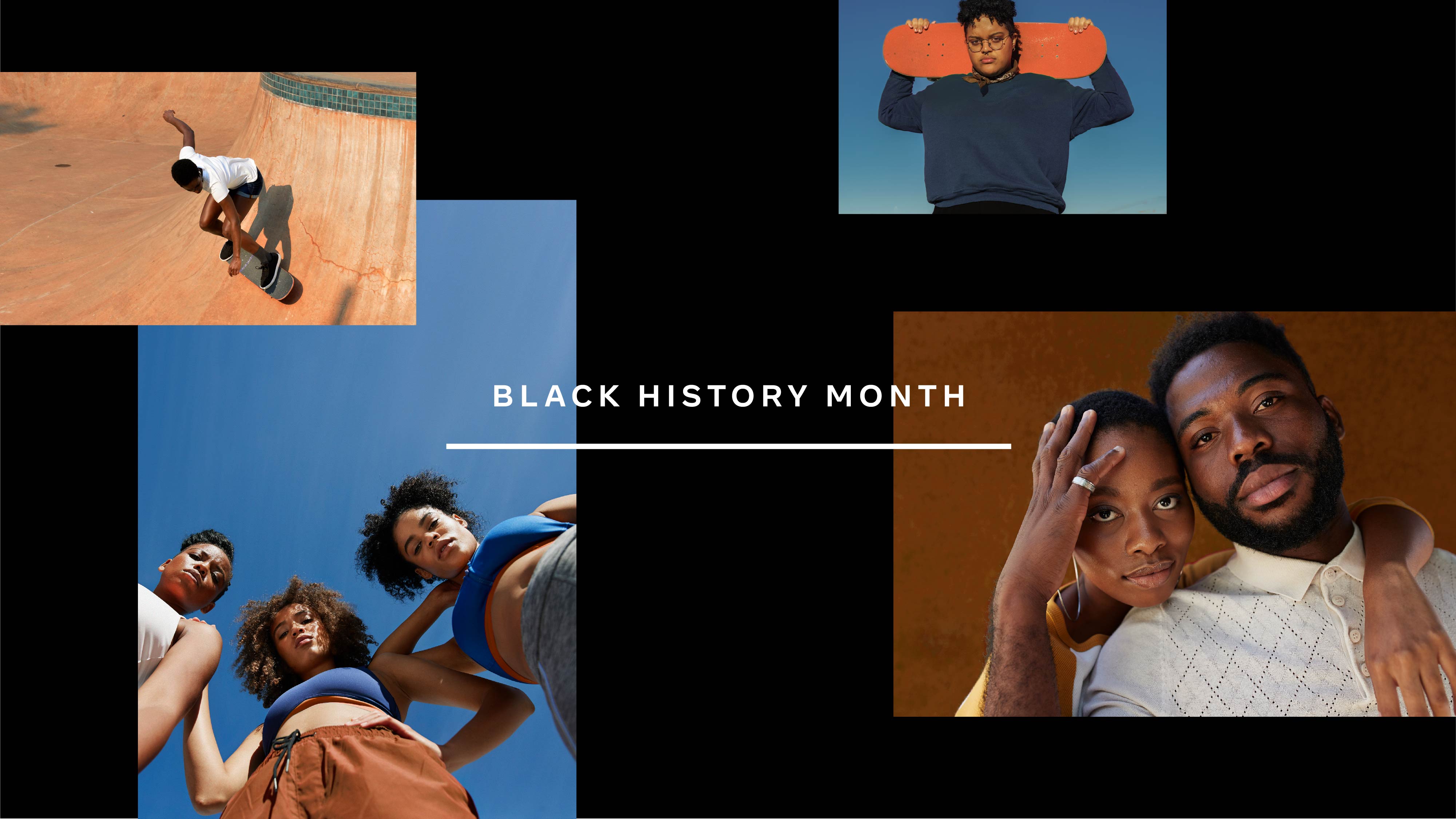 Photo collage of black men and women