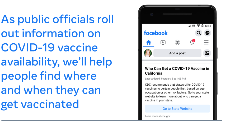COVID-19 Vaccine Information graphic