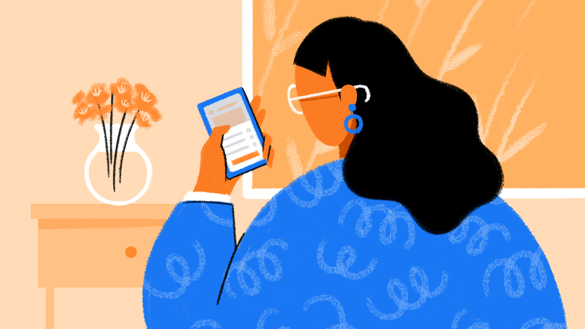 Newsfeed controls illustration