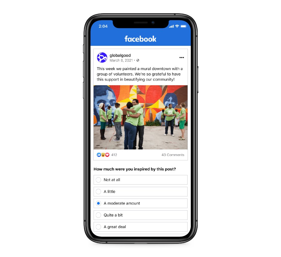 New Feeds ranking product mock 