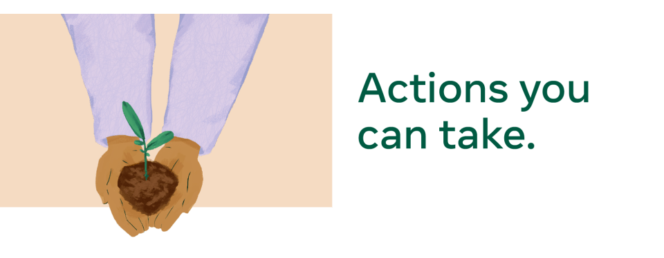 Actions you can take graphic