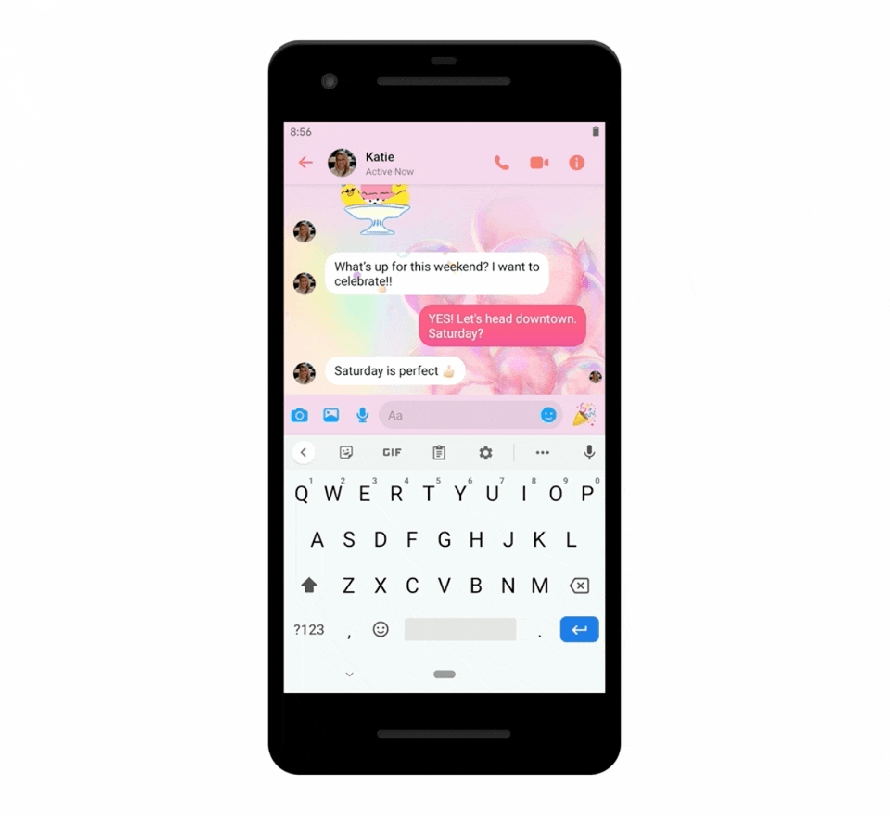 GIF of Message Effect