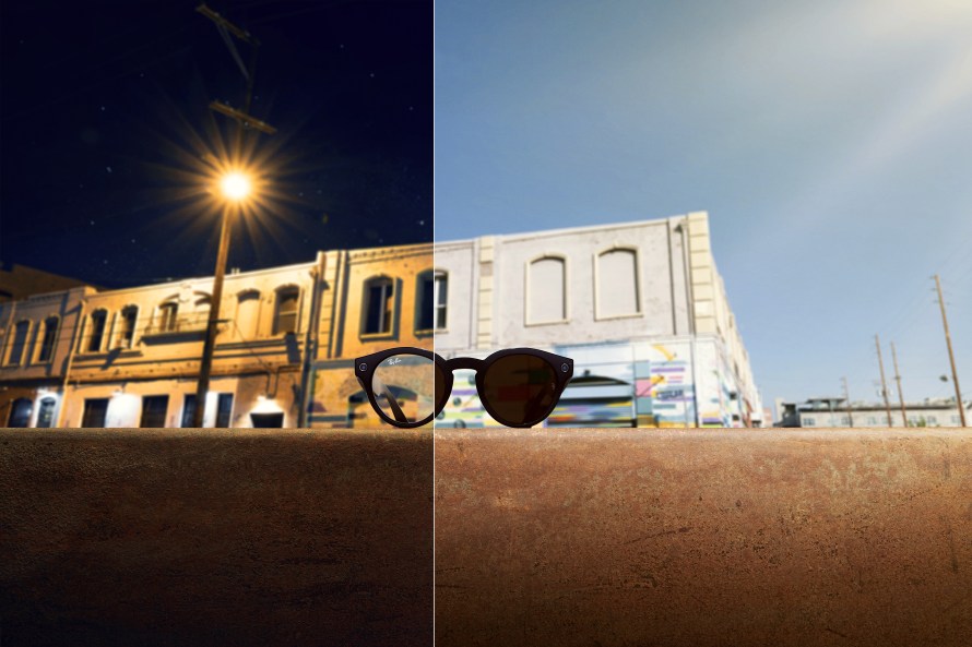 Image of Ray-Ban Stories transitional lenses