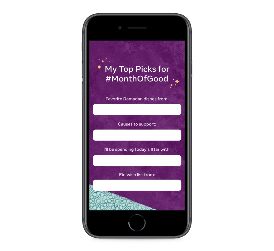 Product mock of #MonthofGood template