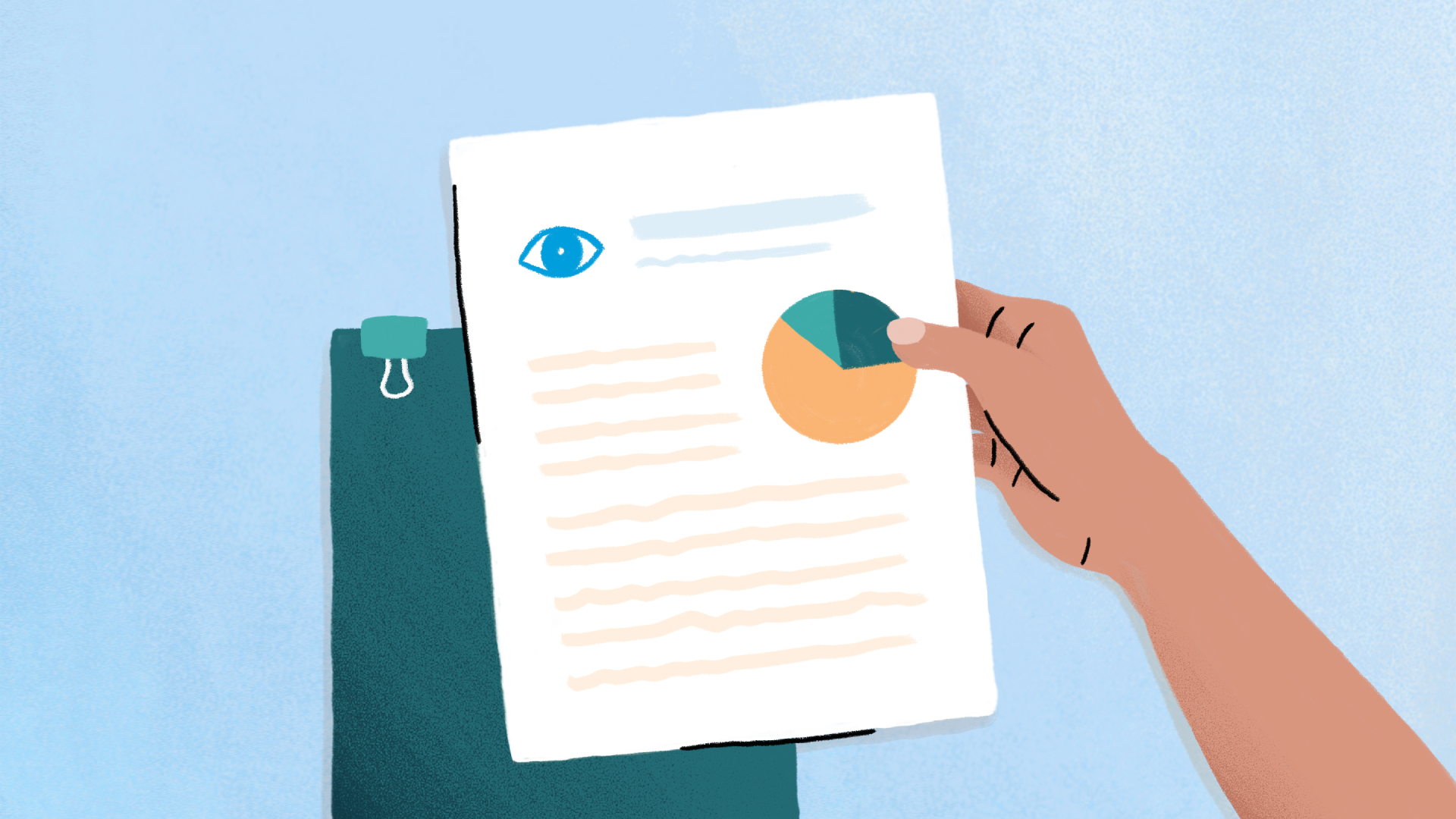 Illustration depicting the Widely Viewed Content Report
