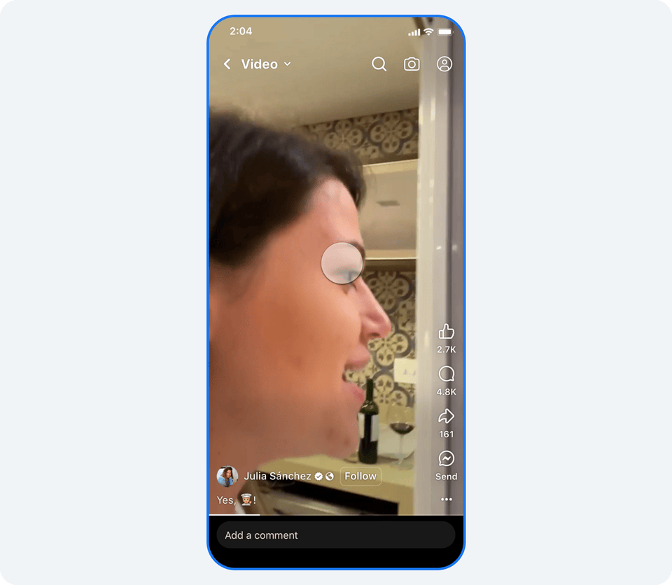 A GIF showing how you can go forward or reverse, or change the playback speed.