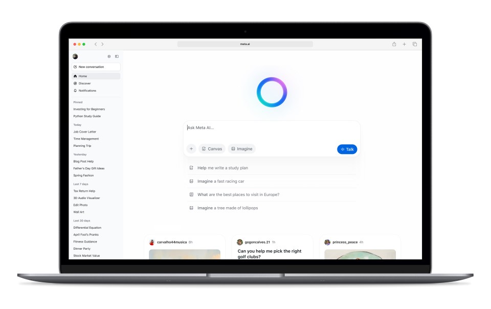 Image of Meat AI on desktop